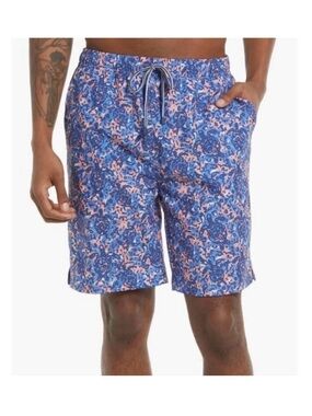 Peter Millar Men’s Seaside Turtle Tide Lined Swim Trunks Sz-Medium Beach Resort.